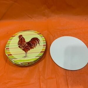 Colorful Rooster Coasters